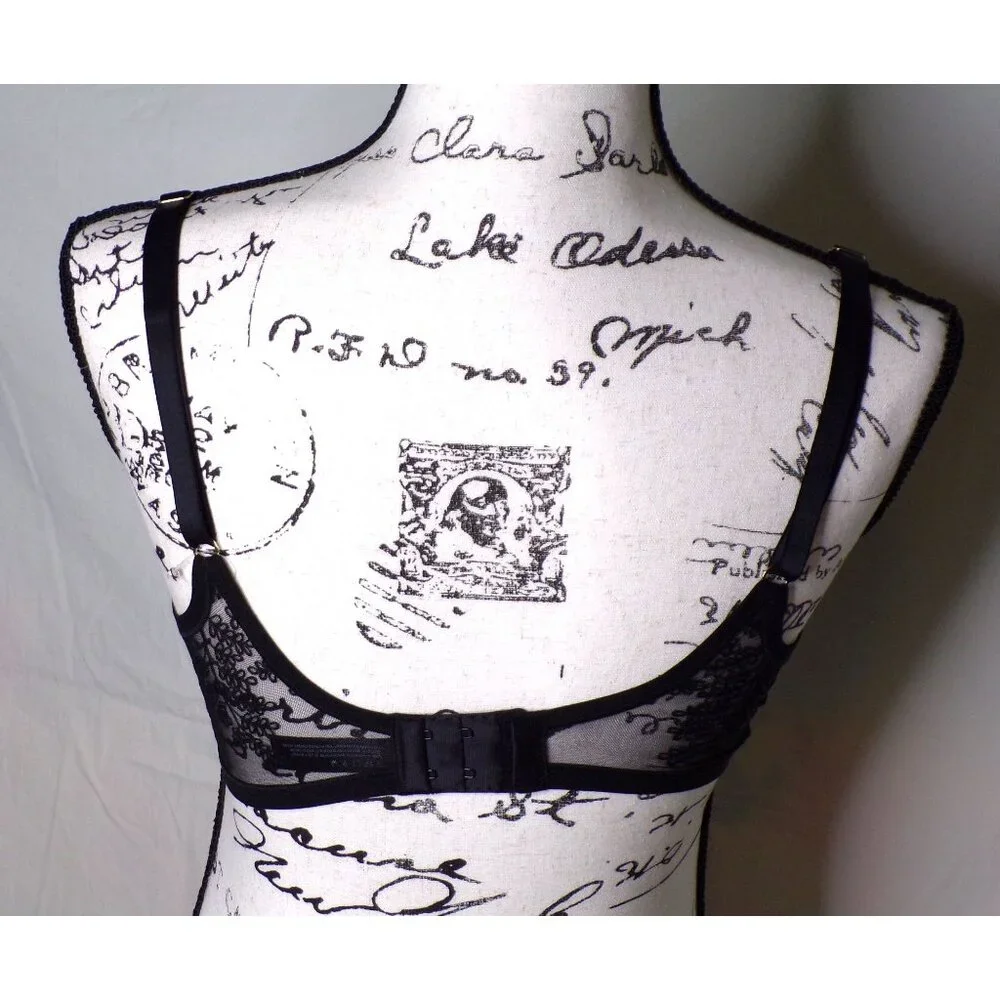 🆕 NATORI Frame Contour Underwire T-Shirt Bra 34DD Black #721310
